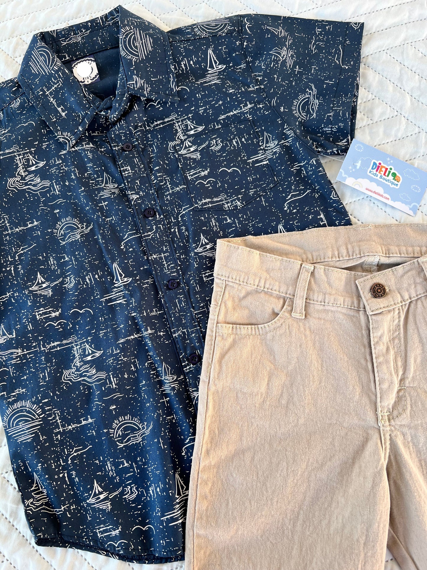 Conjunto Camisa con Short Océano