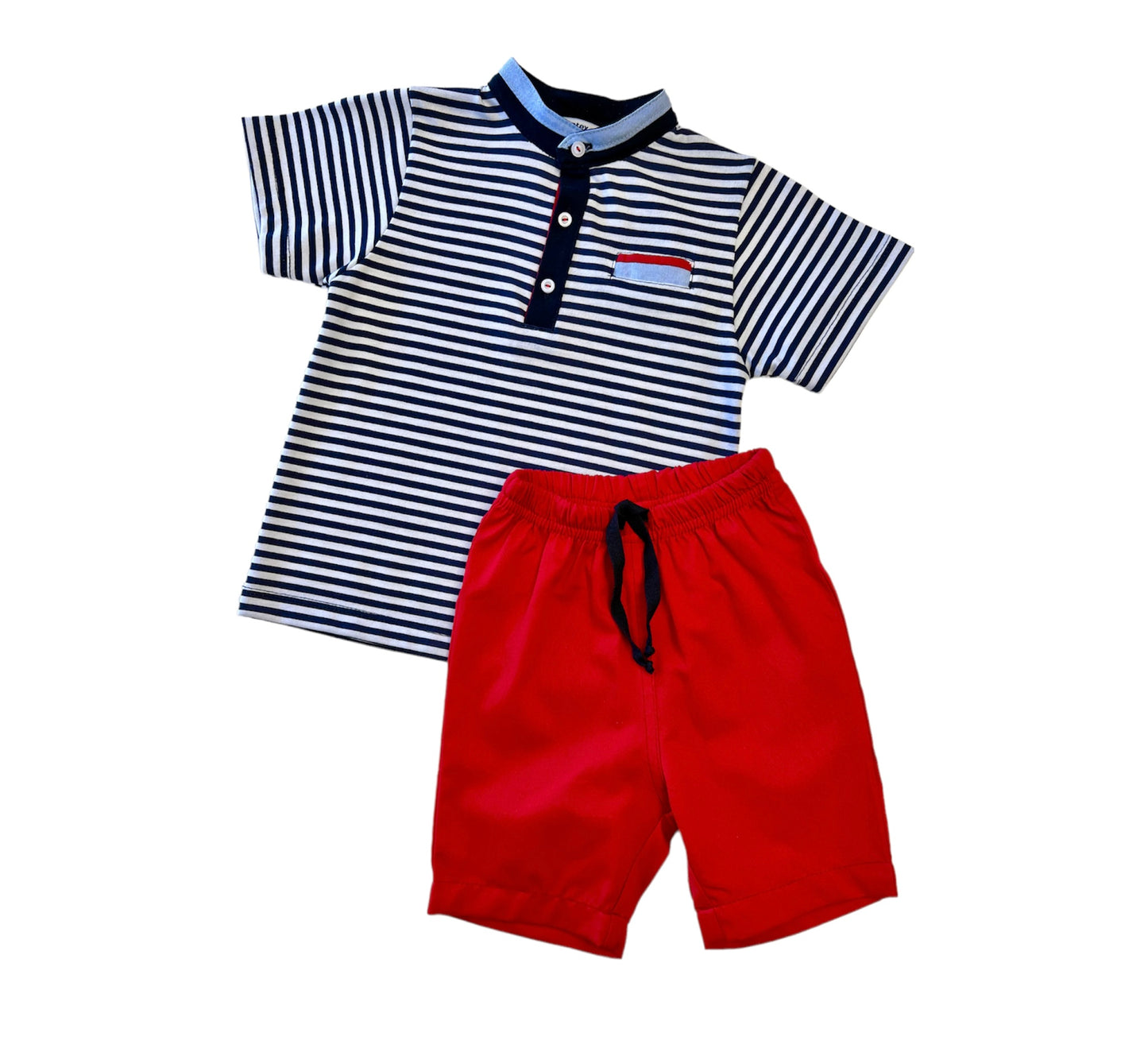 Conjunto Niño cuello Mao