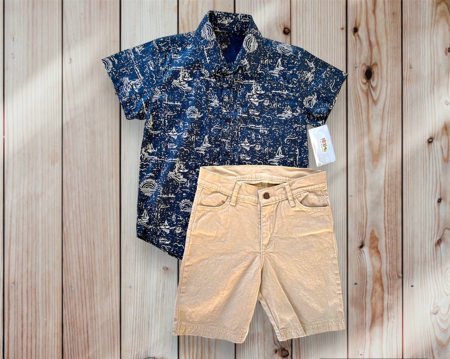 Conjunto Camisa con Short Océano