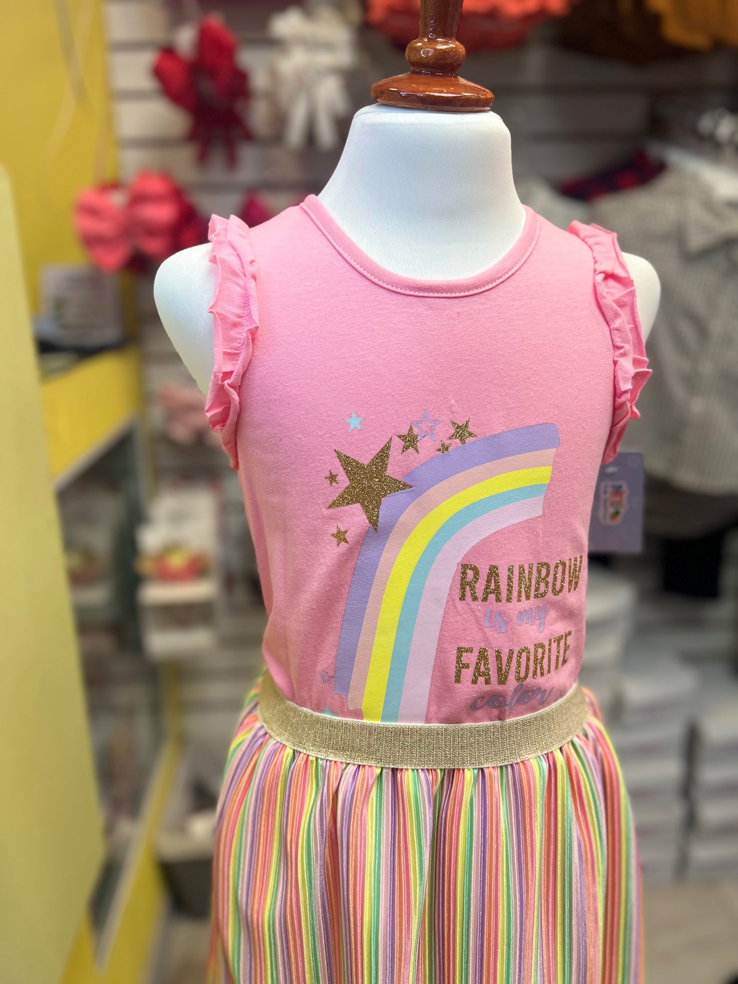 Conjunto de Blusa y Falda Rainbow My Color