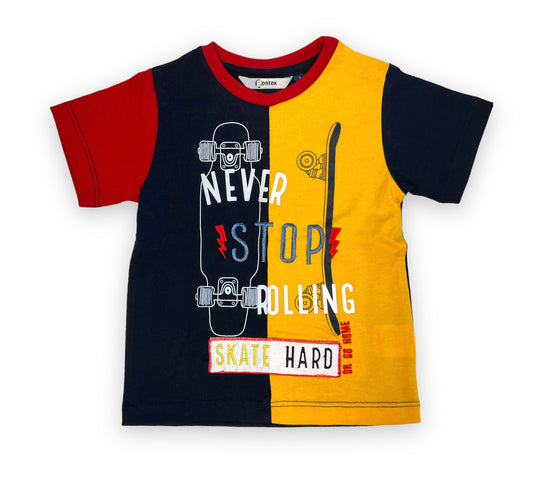 Playera Niño Algodon Manga Corta