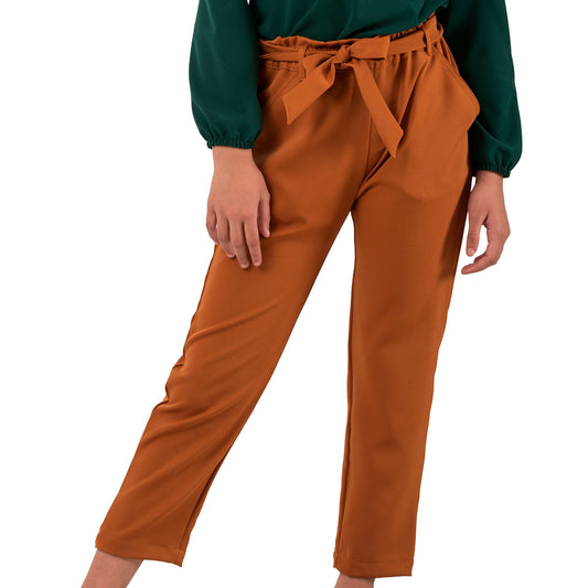 Pantalon Niña con cintura Volante